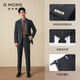 Guillomont Corduroy Suit Men's Jacket Brown Casual Unisex Commuting Autumn and Winter Retro Thickened Suit Suit Crow Blue Gray Top + Pants 48