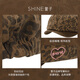 Xuanzi (SHINE) Same style in the mall Heart-beating pink leopard series elegant leopard print newsboy hat fashionable octagonal hat big hat waist small face brown one size