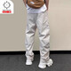 Kazuki Kuraishi Kuraishi Sommer dünne, schnell trocknende Freizeithose Herren Straight Lose Wide Legs Hosen skizzenhaft Harun Casual Hosen Off-Weiße XL