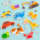 Educación temprana Ilustración Libro de lágrimas Bebé Bebé Libro de tela de lágrimas tranquilas Baby 6 meses Pasta Velcro Juguetes de educación temprana Animales lindos [0-3 años] Educación temprana Ilustración sin especificaciones