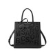 Bag de lujo Bag Women's Bag Bag 2025 Nuevo moderno y moderno de gran capacidad Caminador de un solo hombro Mochebuena marrón con negro (caja de regalo exquisita)