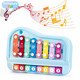 TaTanice children's piano-knocking 3-6-year-old baby two-in-one piano-knocking instrument music toys birthday gift for boys and girls