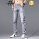 Voiture classique (Laoyche) Summer Thin Grey Grey Origin Origin Guangzhou Xintang Jeans Men's Men's Light Luxury Pants 6218 Retro Gold Thin Model 28