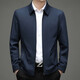
DVHNMK brand men's jacket men's spring and autumn new style business casual high-end lapel executive jacket jacket black lapel [spot quick delivery] M 170 [recommended 110-130Jin [Jin equals 0.5 kg]]