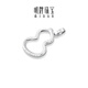 Ming brand jewelry platinum gourd pendant Pt950 platinum Fulu pendant necklace gift for women BFC0099 platinum pendant about 1.87 grams