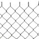 Hot-dip galvanized wire mesh chain-link fence isolation mesh orchard thick protective mesh mountain breeding fence outdoor chain-link fence hot-dip galvanized twisted edge style all steel 1.5 meters high 2.0 thick 5 cm hole 20 meters