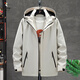 Woodpecker (Tucano) 2025 Chaqueta delgada de primavera y otoño para hombres y mujeres a prueba de viento pareja al aire libre chaqueta casual hombres gris oscuro l