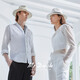 Mr Duck Pure tissé à la main Panama Men and Women Summer Summer Brim Brim Sun Chapeau Blanc Top Hat Protection Sun Protection