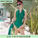 
Binshiman (binshiman) 2025 new bikini mesh sun protection sexy Biki small breasts gathering ins slimming hot spring one-piece swimsuit women 12213-white S (80-90Jin [Jin equals 0.5 kg])