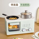 Xiaomi (MI) Youpin ecological chain, same model as Xiaomi Youpin ecological chain, same model as Mijia, same model for lazy dormitory, four-in-one breakfast machine, coffee, steaming, roasting, and frying all-in-one pot, multifunctional 8L four-in-one green, with steamer + anti-scalding gloves
