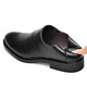 Spring and summer men's middle-aged and elderly father's shoes Baita business casual men's leather shoes hollow soft leather middle-aged sandals leather shoes 6189 black hollow style 44