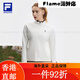 Официальный женский набор из двух частей FILA 2025 Spring New Outdoor Sports Basic с капюшоном - BK S160/80A/S Одиночный размер
