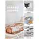 
DUTRIEUX baby basket portable safe sleeping basket baby carry cradle newborn discharge basket foldable mobile sleeping basket khaki bear baby basket [without mat] 0-6 months available 70*40*25 cm/load bearing 25 cm Jin [Jin equals 0.5 kg]