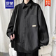 Romon 2025 Neues weißes Droop-Shirt-Hemd für Herren, Frühlings- und Sommer-Freizeitjacke Teenager Student Shirt C9871 Weiß Long* Ärmeln m ungefähr 95 ~ 110 Jin [Jin gleich 0,5 kg] kann getragen werden