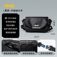 
JEEP Men's Crossbody Bag Large Capacity Magnetic Closure Function Shoulder Bag Commuting Portable Waist Bag Travel Bag Cycling Postman Bag Black [can hold 12.9-inch flat panel]