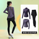 Mejor set de tres piezas de moda de terciopelo para trajes deportivos para mujeres con traje de yoga de gimnasio