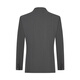 Qipai Chinese stand-up collar/rhino pleat men's fake two-piece stand-up collar gentleman's business blended suit light gray 50 (B50)