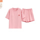 
Modal pajamas for women in summer 2025 new short-sleeved suit full thin style for outdoor wear cartoon casual home clothes Y9855 M 75-95Jin [Jin equals 0.5 kg]