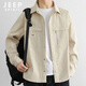 JEEP SPIRIT吉普衬衫男秋季休闲长袖工装外套男宽松百搭夹克上衣新款男装