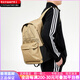 阿迪达斯 （adidas）背带可调节醒目印花 可再生聚酯纤维 双肩包 男女同款情侣款 卡其 MISC