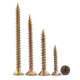 Haodong hardened color zinc fiberboard nails, high-strength self-tapping screws, furniture wood screws, dry wall nails, wall panel nails, M4M5, M4*25 (one jin [Jin equals 0.5 kg] about 725 pieces)