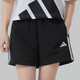 阿迪达斯 （adidas）女装运动套装 三叶草时尚休闲服短袖T恤衫宽松透气休闲短裤两件套 IR9533+JE1309 S