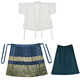 
True new Chinese style woven gold horse-faced skirt summer 2025 new suit small person improved Hanfu women's daily wearable 12187 blue petticoat skirt M