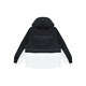 NEW BALANCELogo printed color-blocking hooded casual long-sleeved jacket jacket for men and women black black M
