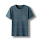 
Dad wears a cool summer ice silk cotton short-sleeved T-shirt for middle-aged and elderly people round neck real pocket tops middle-aged men's clothing 693 Navy Blue One size 165/S (recommended 110Jin [Jin equals 0.5 kg] or less)