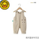 G.DUCKKIDS corduroy overalls for boys and girls, versatile spring and autumn style, 1 to 4 years old, cute baby baby blue corduroy pants, trendy beige autumn and winter plus velvet 90 cm, openable