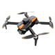 DJI Elf UAV GPS Folding Remote Control Vehicle Brushless Wind Resistant High Definition 4.5-inch Screen Control Aerial Photography Drone Gray Double Electric Version