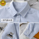 G.duck boys pure cotton long-sleeved shirt spring and autumn new style boys autumn clothing baby children's clothing tops children's shirts autumn jacket hot sale U16020 blue stripes 90 recommended height 80-90cm 1 and a half years old - 2 years old