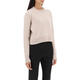 Lanvin Damen Cashmere Round Hals Stricker Sweater Langarm Ripper Slim Fit Sogile Herbst- und Winterstil Pink One Size S s