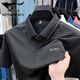 Seven Wolves summer new high-end elastic polo shirt middle-aged men's T-shirt loose stripes breathable thin cool short-sleeved men 9922/white 4XL 190190-205Jin[Jin equals 0.5 kg]