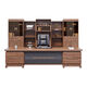 All solid wood desk boss desk office combination president desk simple general manager office furniture high-end executive desk 2.0 boss desk