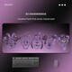 Almohadillas de mouse sensibles con grandes líneas de gradiente de la computadora Pads de escritorio de la computadora Pads de teclado de oficina personalizadas para hombres y mujeres ZZ-3899 Serie de gradiente de línea Bordeo ajustado Anti-Slip Sombreado 370x250 mm 2 mm