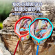 Let the bird fly children's copy net stainless steel fishing net pocket outdoor fishing gear fishing net dragonfly net insect catching net fishing gear