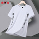 Yalu Bingsi kurzärmeliges T-Shirt für Männer im Sommer New Youth Casual Vielseitig, trendy entspannte, ungezwungene, atmungsaktive, schnell trocknende T-Shirt Hellgrün/9928 XL (Gewicht 110-125jin [Jin gleich 0,5 kg] 165-170)
