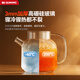 Quan Wei imported from Germany | All-glass 0 glue health kettle with integrated heat preservation and fully automatic constant temperature office small scented tea brewing kettle for one person high borosilicate glass丨intelligent appointment丨constant temperature with tea drain 1.2L