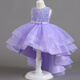 Vestido de cola hinchada de verano de la princesa Ye Yu 3-14 años