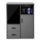 
Tea bar machine with disinfection cabinet for household living room solid wood smart light luxury integrated cabinet 2024 new fully automatic water dispenser 9902 European style ice warm