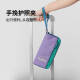 Yonghuan MSQUARE PASSPORT-Clip-Speicherbeutel Ticket-Clip-Kartentasche ID Wallet Multifunktion tragbarer Passbag geräucherte lila lange Passclip