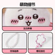 Miniso (miniso) chiikawa peluche portefeuille porte-décoration suspendue