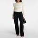 Jean Paul Gaultier Rib Treed Faux Fur Top Top P01072608 White XXS CN 155/80