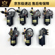 He Jiagong es adecuado para el motor de limpiaparabrisas de triciclo eléctrico 30/50 Motor de limpiaparabrisas Magnet Permanente Wired 12/24 Jinbei 1049 Five-Wire (12V50W)