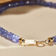 OeinOEINECI jewelry tanzanite bracelet 18K gold faceted tanzanite beaded bracelet 3.5-4.0mm 17cm