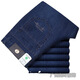 Jeans extensible de pomme Lee Kids pour le printemps et l'été pantalon décontracté mince pour hommes hauts droits hauts d'âge moyen et le pantalon pour hommes de l'âge moyen 5155-2 bleu foncé épais 30 est 2 pieds 3