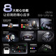 Huwxmaxi Apple iOS geeignet für Huaqiangbei Smart Watch S10 Ultra3 Mobilfunk Top-End-Telefon Uhr Waterfach IWatch Erwachsener Schüler GPS-Positionierung Smart Watch Titan Silber S10max Dual System/Mobile Lautsprecher/Moos Passwort 190-Grad-Teleskopkamera+
