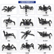 
Little R Six-legged Bionic Robot Spider Raspberry Pi 5 Deep Learning Programming Competition WiFi Video AI Intelligent Vision OpenCV Voice Control 4B Black (Finished Product Shipping) Raspberry Pi 4B8G Development Board