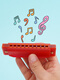 Zhexiang harmonica pour enfants 0-3 ans, instruments de soufflage spéciaux pour bébés Toys pour débutants et organes oraux pour enfants Purple Harmonica